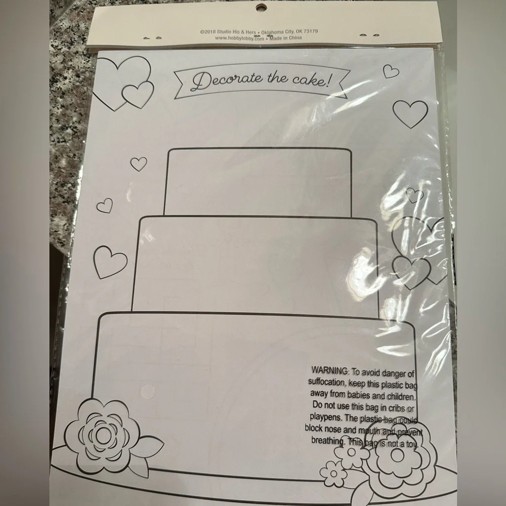 Wedding Activity Coloring Sheets